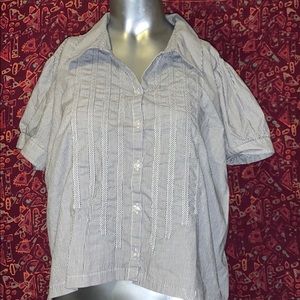 St Johns Bay Button Down “half shirt”